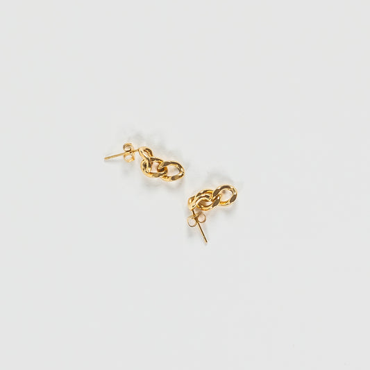 Lucy Triple Loop Drop Earrings