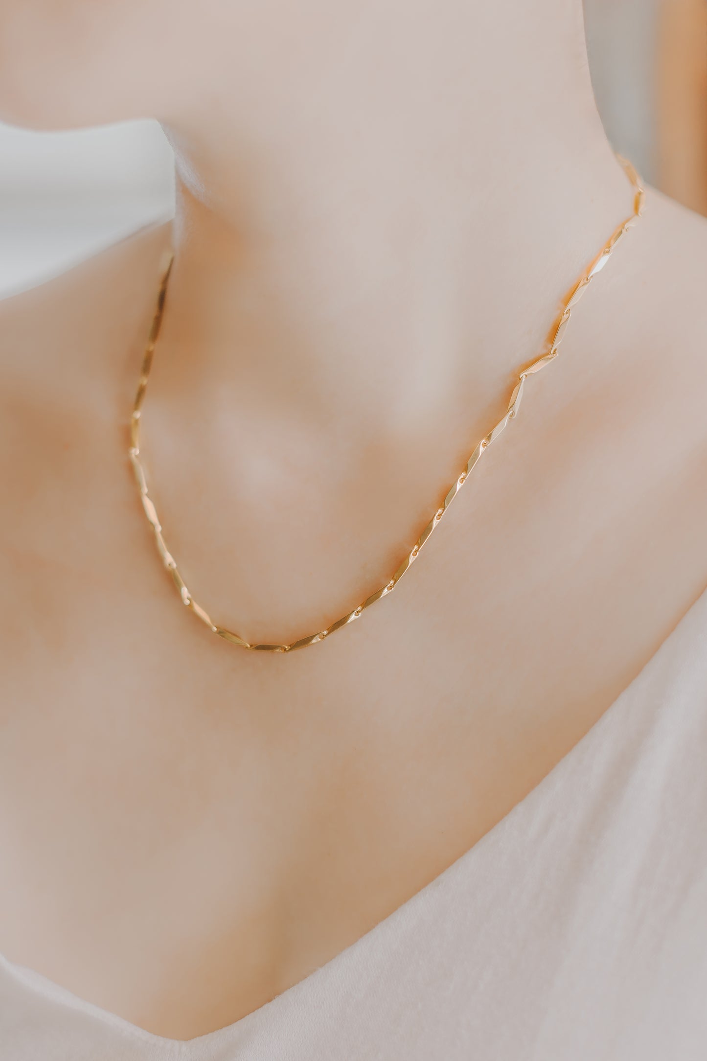 Xandra Single Strip Links Necklace