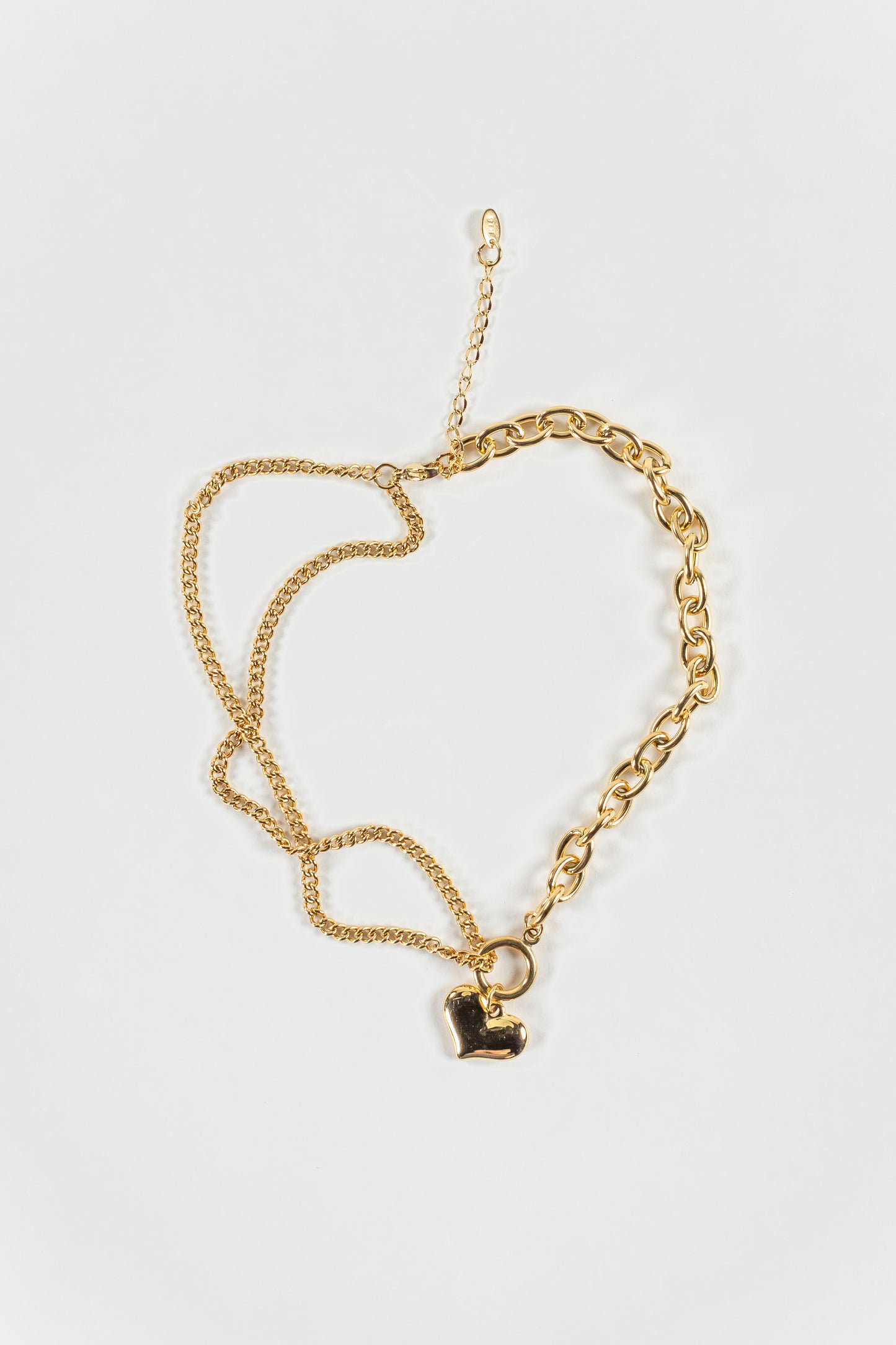 Ysa Braided 2-in-1 Heart Pendant Necklace